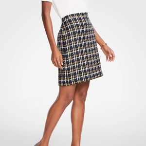 Ann Taylor Tweed A-line Skirt NWT 4 Gorgeous
